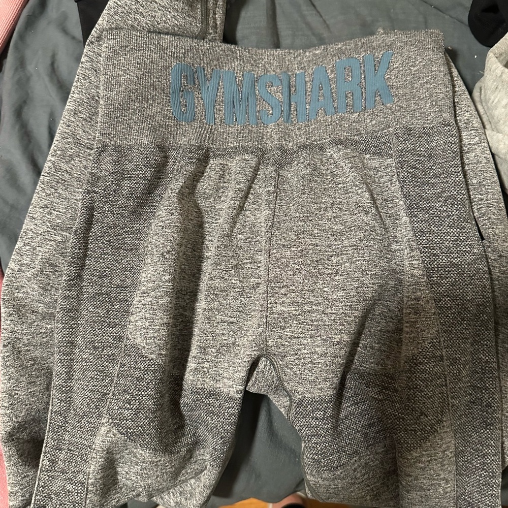 Gymshark grey seamless leggings -size small